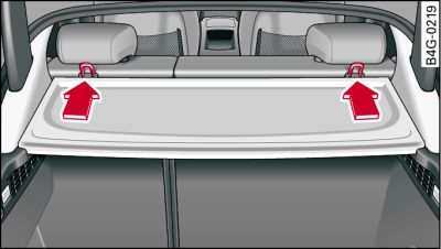 Respaldo del asiento trasero, detrás: Anclajes Top Tether